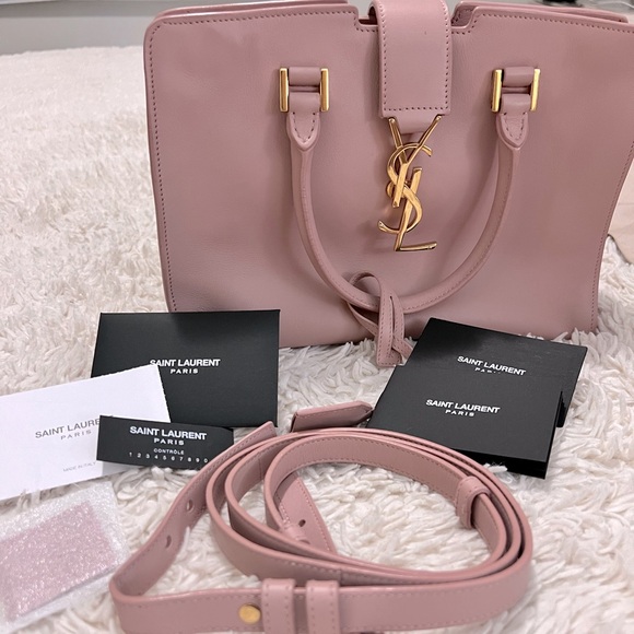 YSL Cabas Bag Baby Pink - Picture 3 of 9